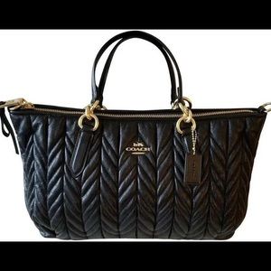 Coach Ally Satchel With Quilting (USED)